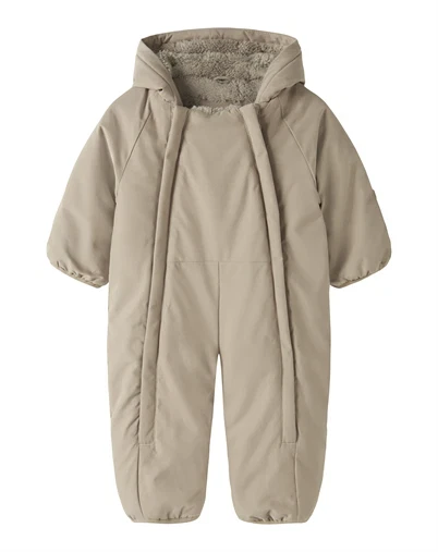 Name It - NBNSnow05 Solid Flyverdragt - Silver Mink 